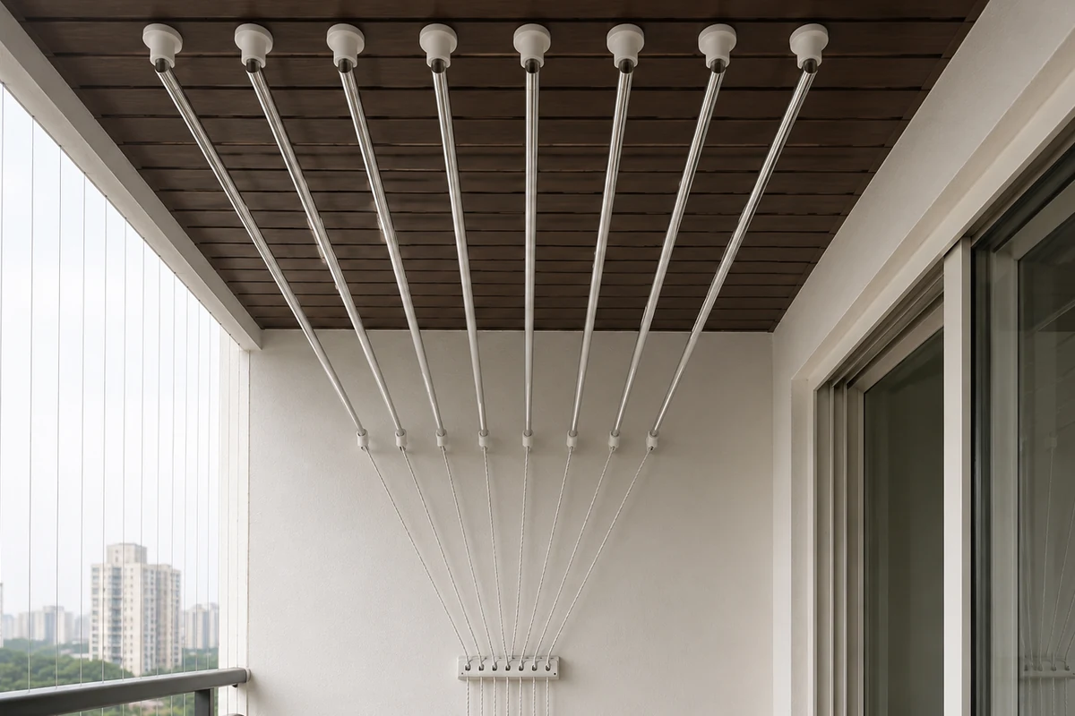 Cloth Hangers installation example