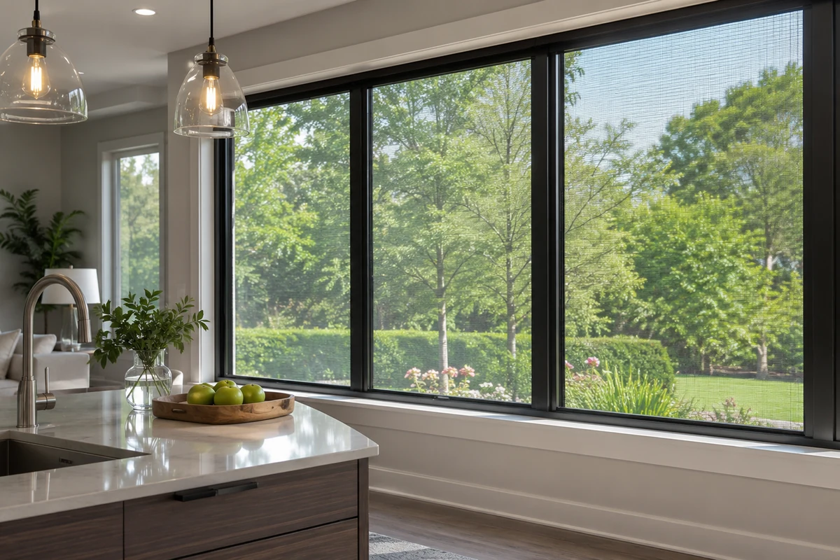 UPVC Windows installation example